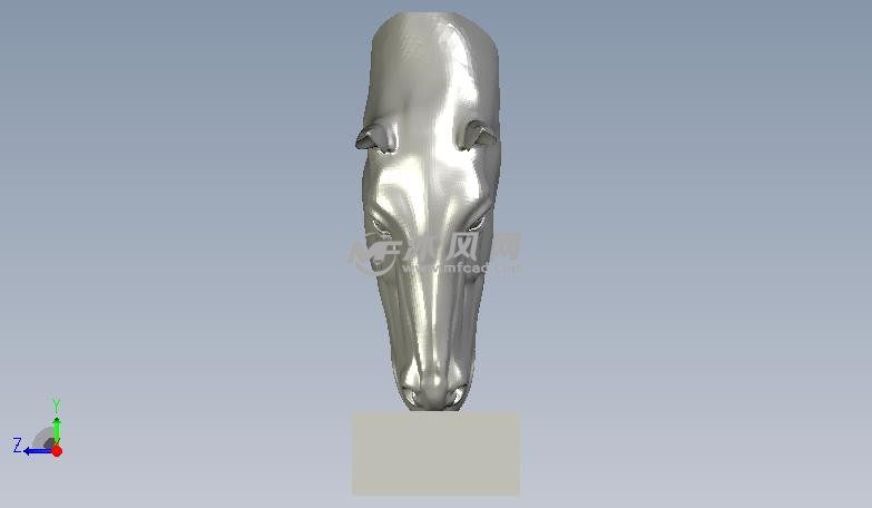 马头模型俯视图