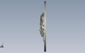 美杜莎头像侧视图