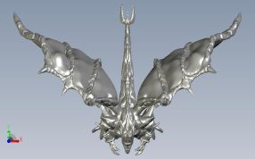 巴哈姆特前视图