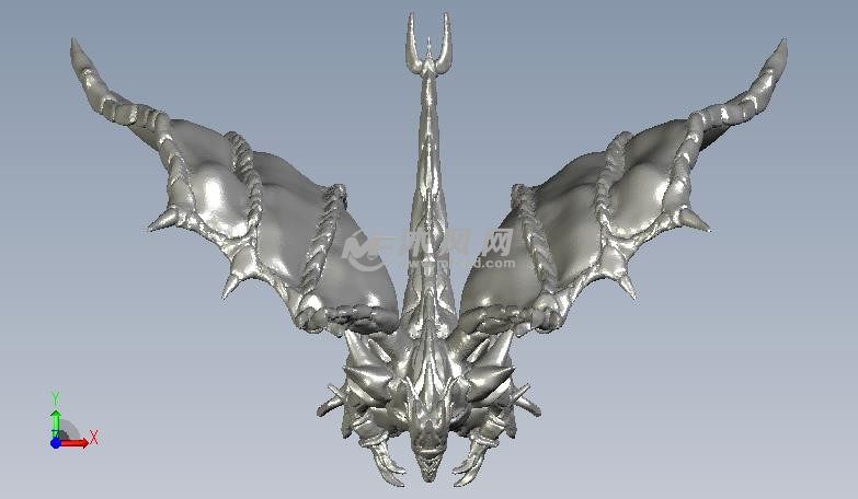 巴哈姆特前视图