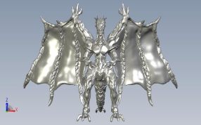 巴哈姆特正视图