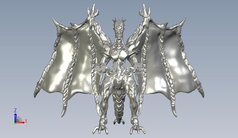 巴哈姆特正视图