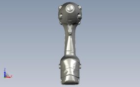 高精度电钻模型正视图