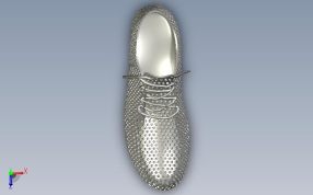 蜂窝足球靴俯视图