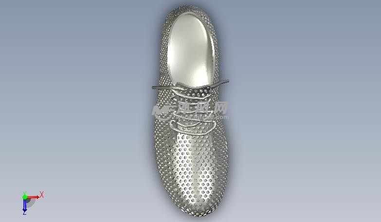 蜂窝足球靴俯视图