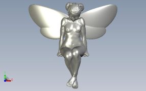 小天使模型正视图