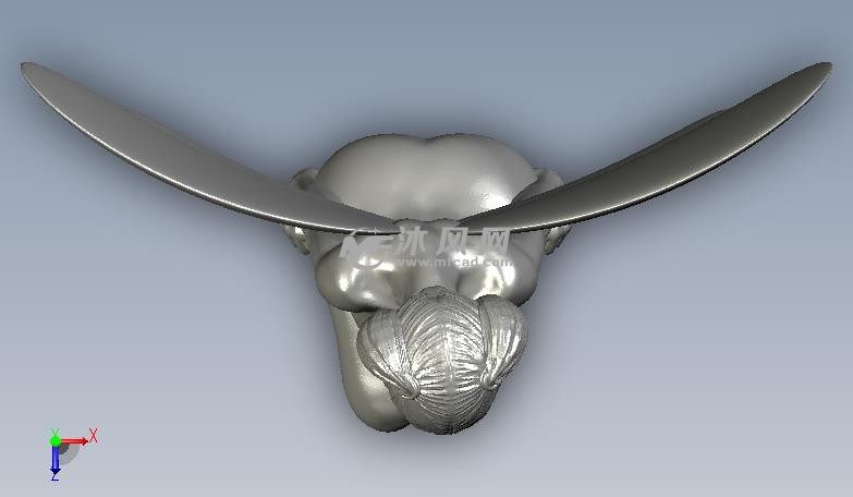 小天使模型俯视图