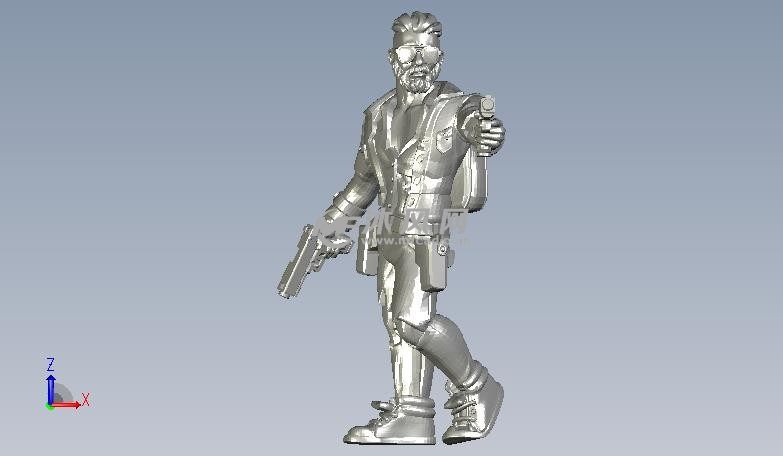 潮人黑帮正视图