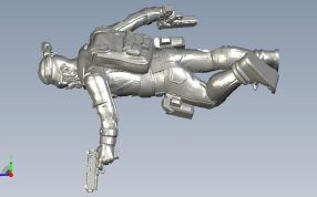 潮人黑帮侧视图