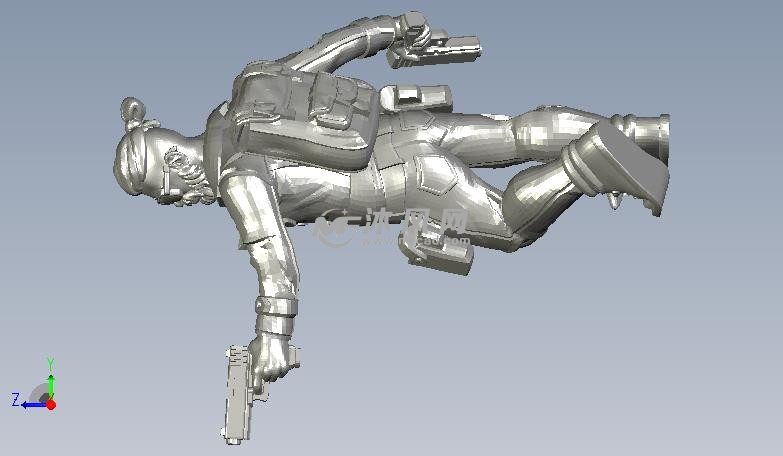 潮人黑帮侧视图