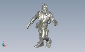 潮人黑帮轴测图