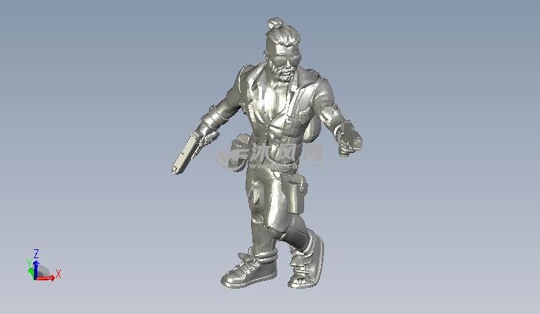 潮人黑帮轴测图