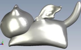 黑天使猫豆侧视图