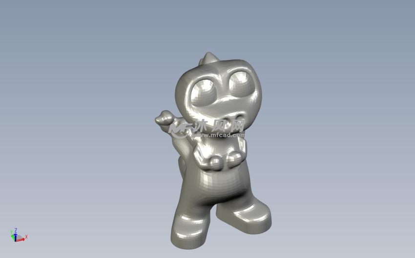 萌龙模型轴测图