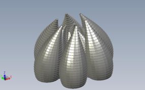 艺术品雕塑摆件正视图