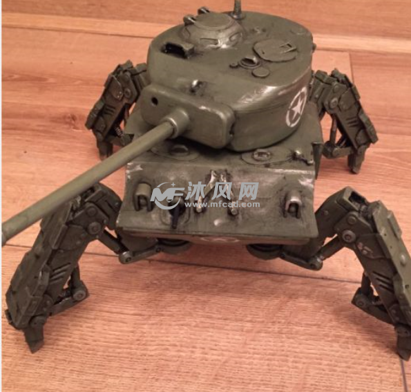 谢尔曼机器人轴测图