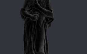 正视图慈祥面孔