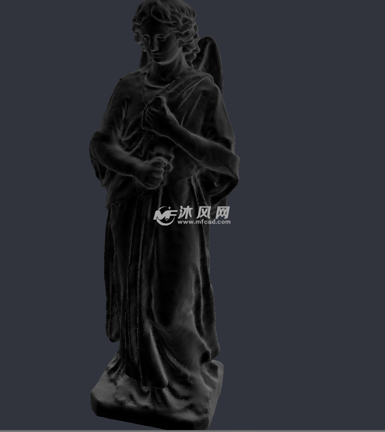 正视图慈祥面孔