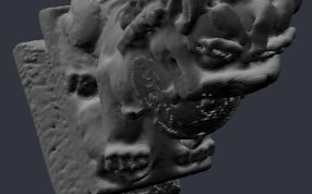 经典石狮子 俯视图