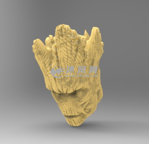 树人格鲁特花盆效果图