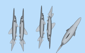 小鲨鱼模型