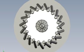 广州塔模型俯视图