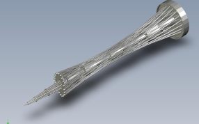 广州塔模型轴测图