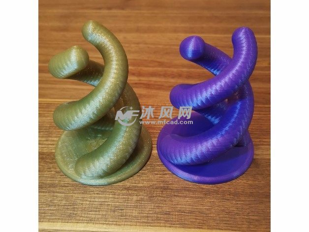 双螺旋笔架双色