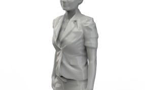 穿高跟鞋的女士局部视图