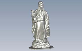 福星造型正视图