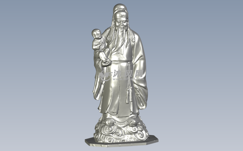 福星造型正视图