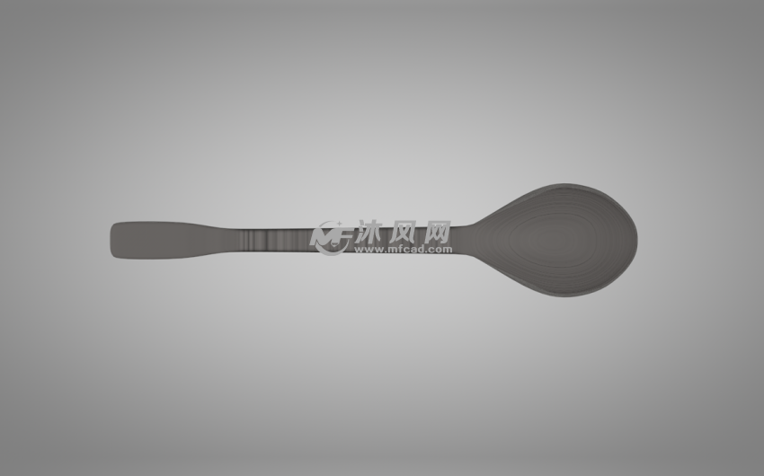 勺子顶视图