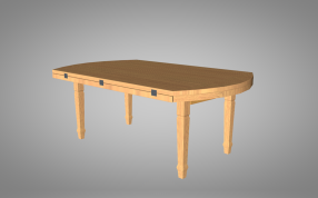 餐厅桌子STL模型