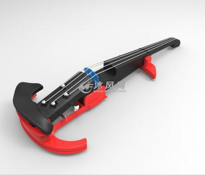 电子提琴渲染图