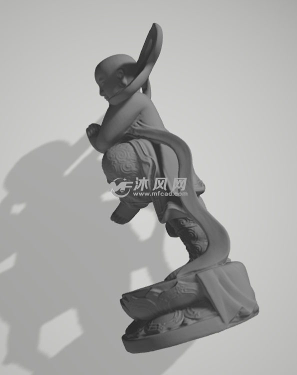 观音童子轴测图