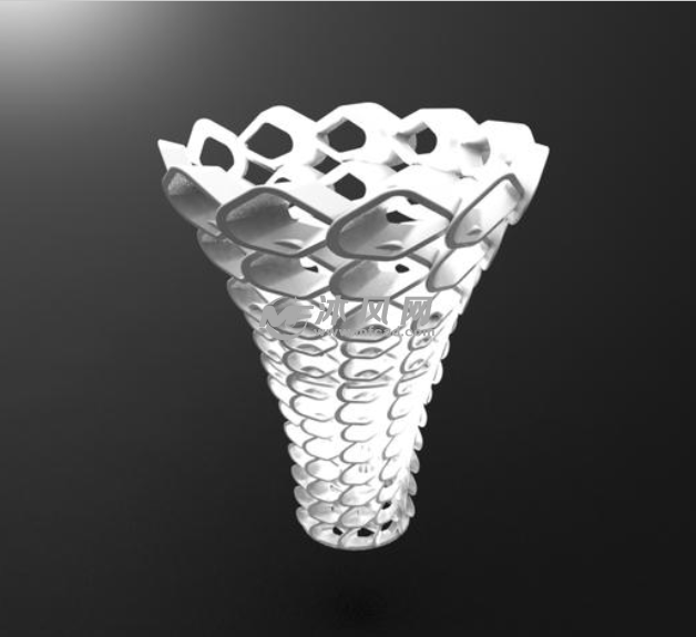 艺术灯罩正视图