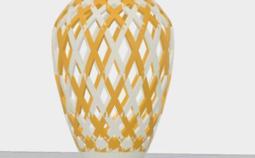 艺术花瓶模型图