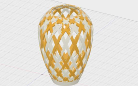 艺术花瓶轴测图