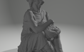 老妇人与花瓶模型图