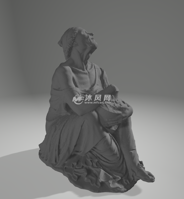 老妇人与花瓶模型图