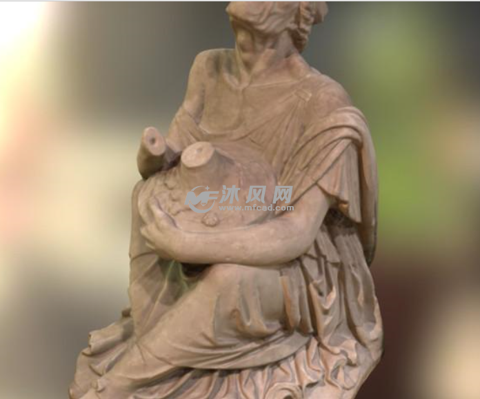 老妇人与花瓶成品