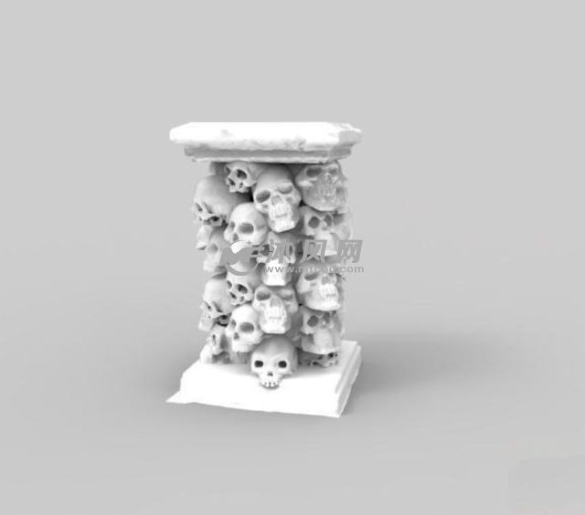 骷髅烛台外形图