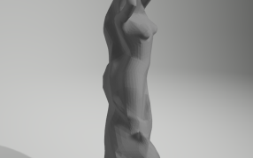 迪贝拉雕像轴测图