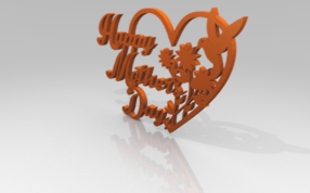 雕塑生日快乐花纹