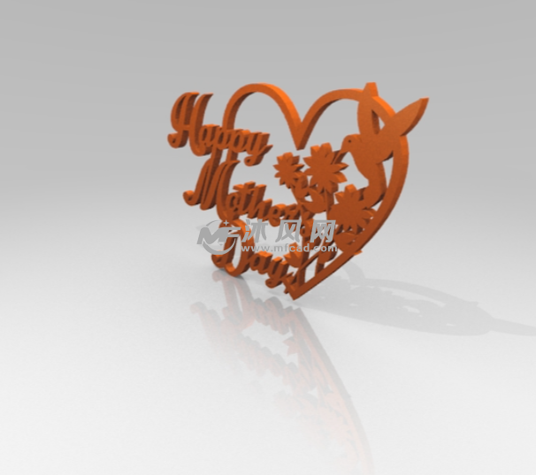 雕塑生日快乐花纹