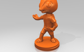 世界杯吉祥物模型人物