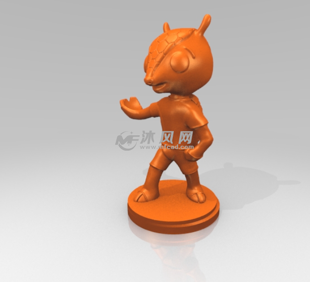 世界杯吉祥物模型人物