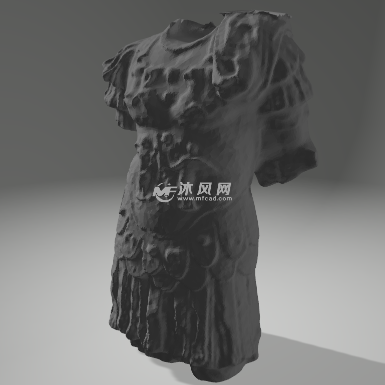 皇帝的躯干轴测图