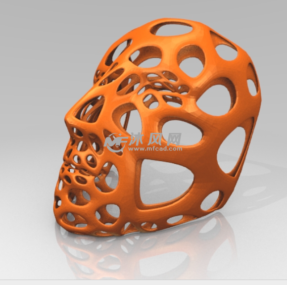 多边形面具模型图