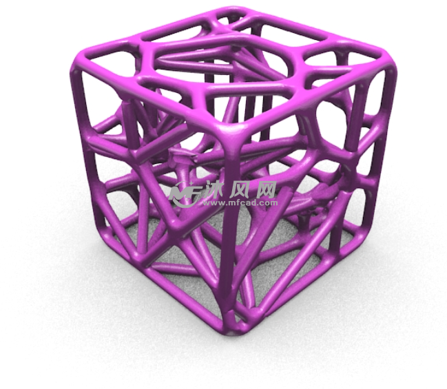 树状立方体轴测图